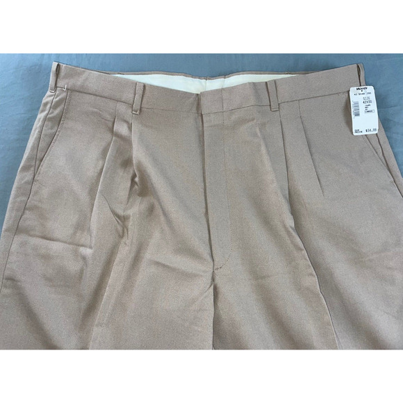 Wentworth Vintage Wards Easy Care Washable Wool Dress Pants, Slacks. Men's 42X30 - Picture 6 of 10